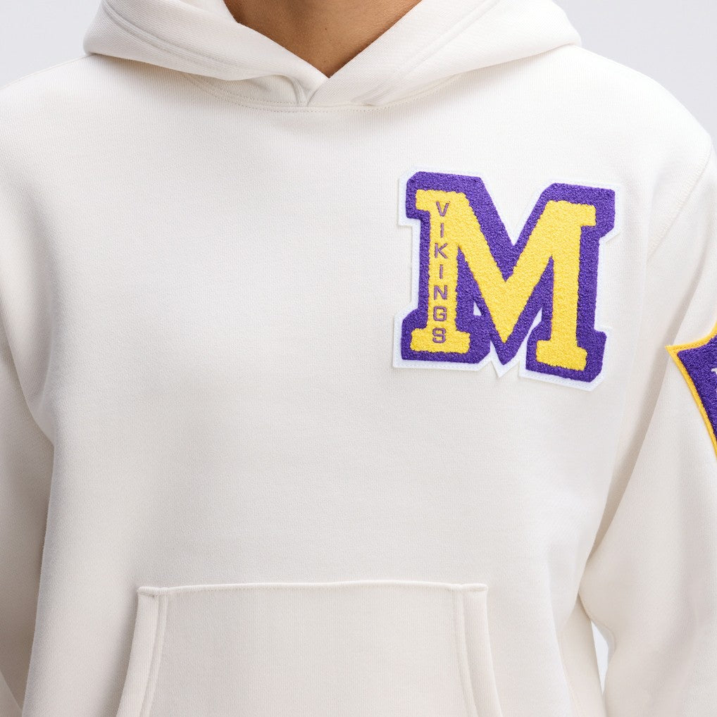 IconicFleece Letterman Hoodie - Minnesota Vikings