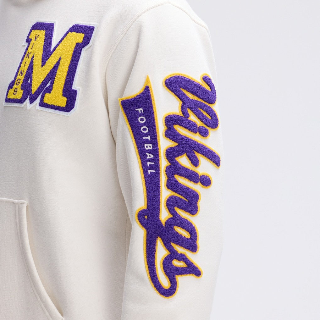 IconicFleece Letterman Hoodie - Minnesota Vikings
