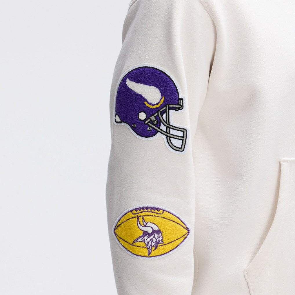 IconicFleece Letterman Hoodie - Minnesota Vikings