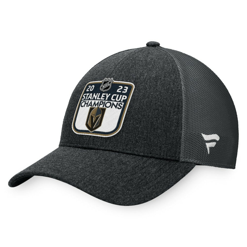 NHL Charcoal Vegas Golden Knights Fanatics 2023 Stanley Cup Champions Locker Room Adjustable Hat