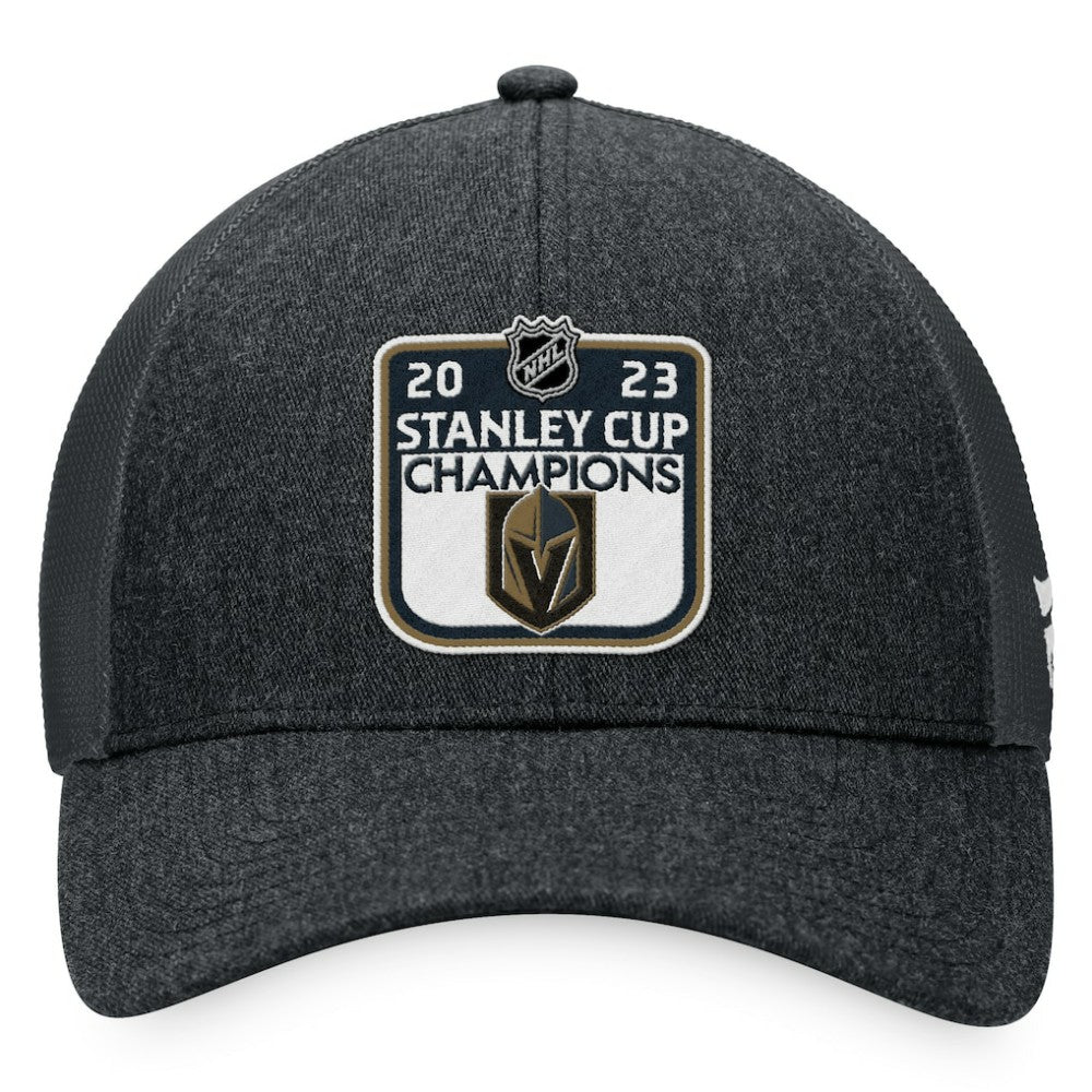 NHL Charcoal Vegas Golden Knights Fanatics 2023 Stanley Cup Champions Locker Room Adjustable Hat