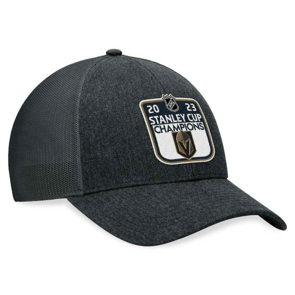 NHL Charcoal Vegas Golden Knights Fanatics 2023 Stanley Cup Champions Locker Room Adjustable Hat