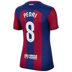 Pedri Barcelona Women's 2023/24 Home Replica Jersey - Nike Royal