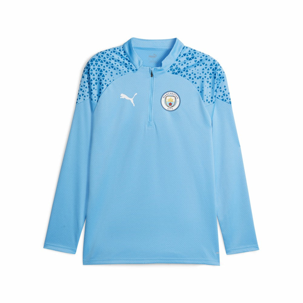 Manchester City 2023/24 Quarter-Zip Training Top - Puma Sky Blue