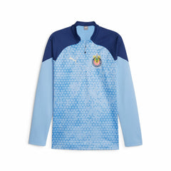 Chivas 2023/24 Quarter-Zip Fleece Top - Puma Light Blue