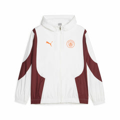 Manchester City 2023/24 Pre-Match Anthem Full-Zip Hoodie Jacket - Puma White