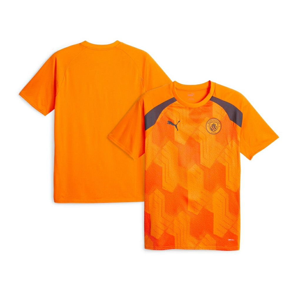 Manchester City 2023/24 Pre-Match Jersey - Puma Orange