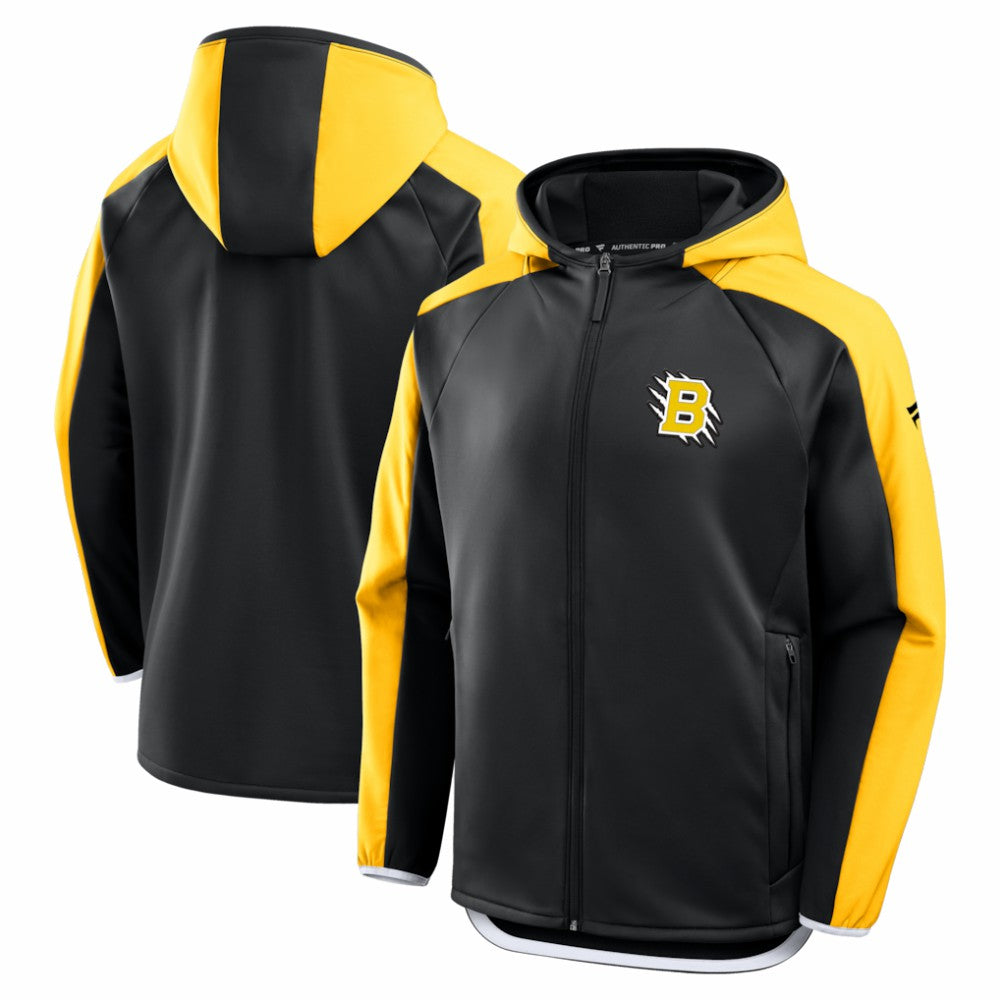 NHL Black Boston Bruins Fanatics 2026 NHL Stadium Series Authentic Pro Full-Zip Jacket