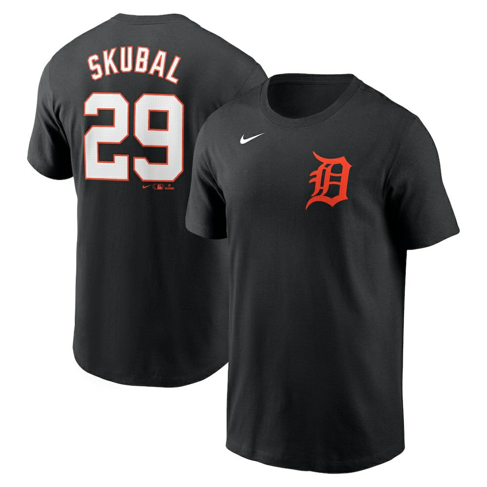 MLB Tarik Skubal Detroit Tigers Nike Fuse Name & Number T-Shirt