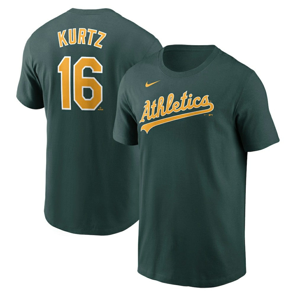 MLB Nick Kurtz Athletics Nike Fuse Name & Number T-Shirt