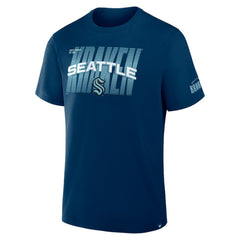 NHL Deep Sea Blue Seattle Kraken Fanatics Team Vision Legacy T-Shirt