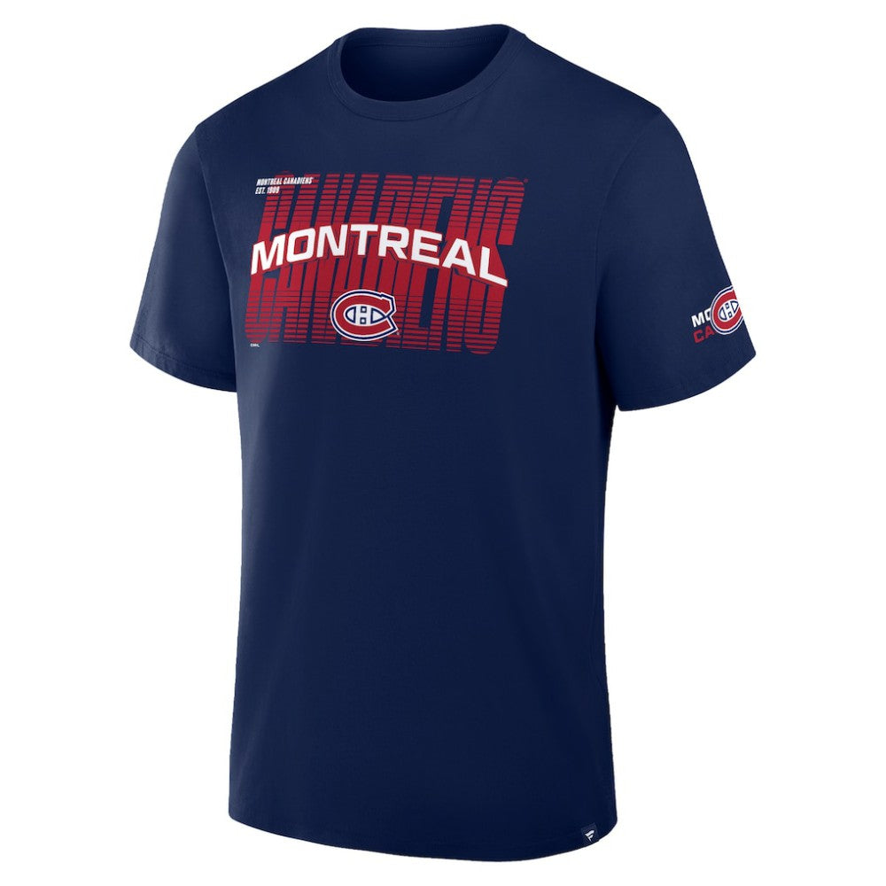NHL Navy Montreal Canadiens Fanatics Team Vision Legacy T-Shirt
