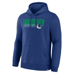 NHL Blue Vancouver Canucks Fanatics Net Minder Legacy Hoodie