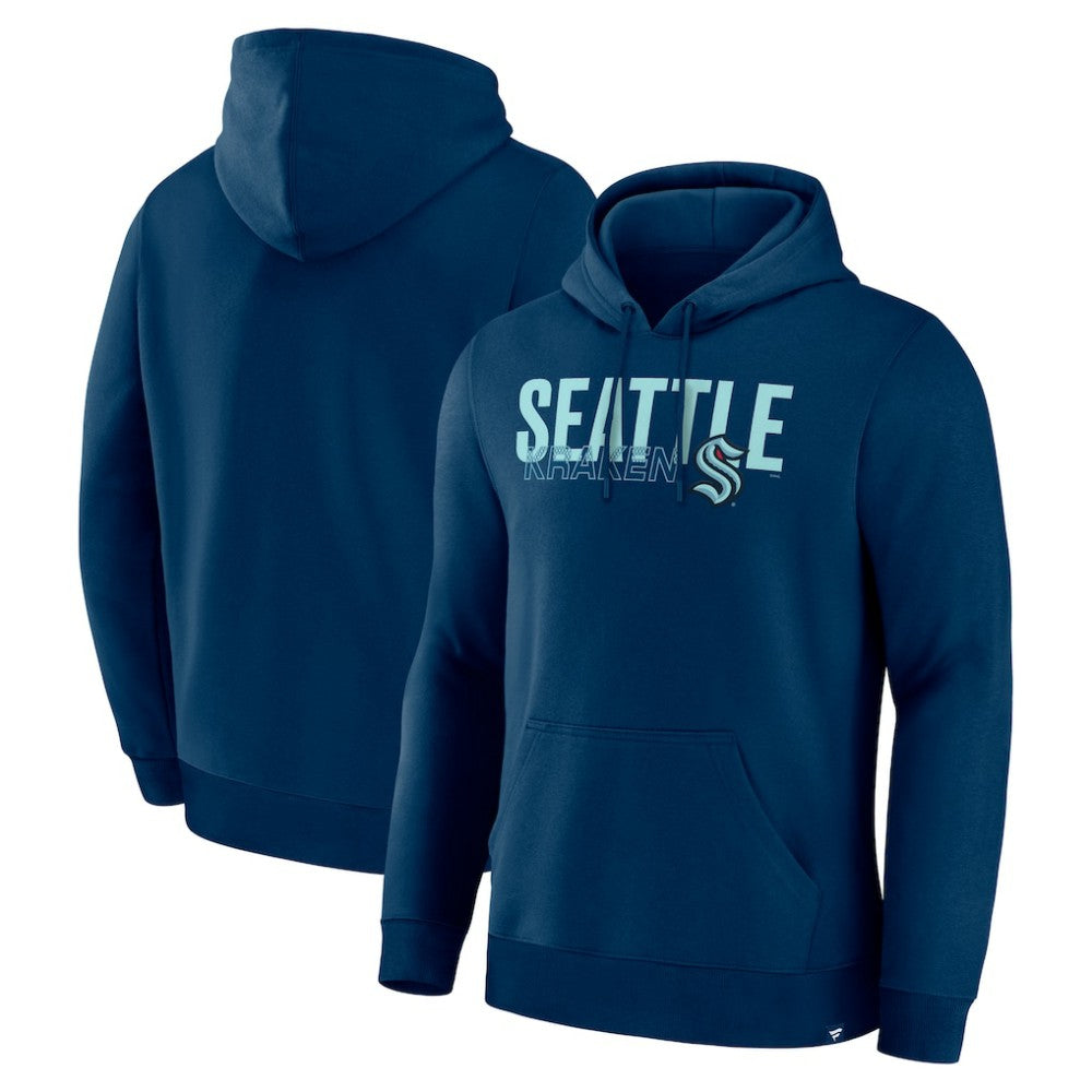 NHL Deep Sea Blue Seattle Kraken Fanatics Net Minder Legacy Hoodie