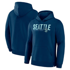 NHL Deep Sea Blue Seattle Kraken Fanatics Net Minder Legacy Hoodie
