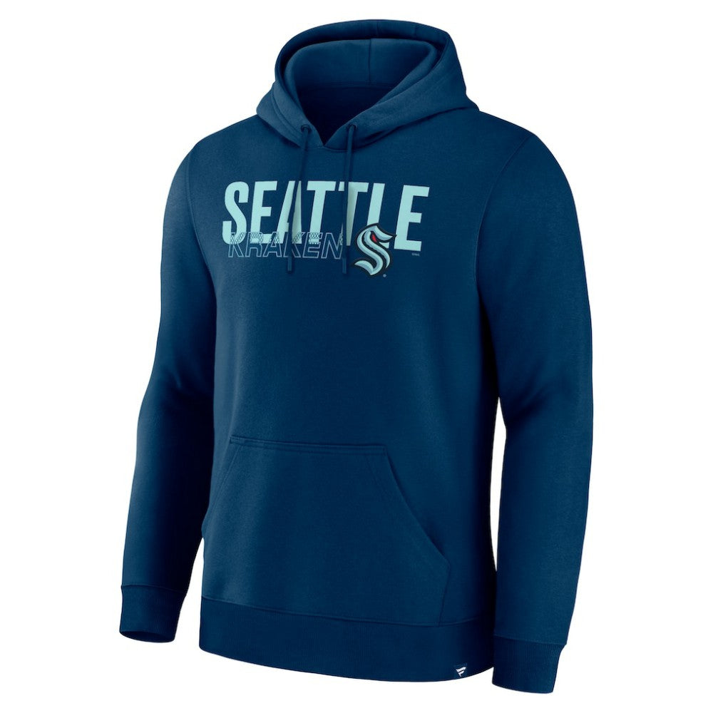 NHL Deep Sea Blue Seattle Kraken Fanatics Net Minder Legacy Hoodie