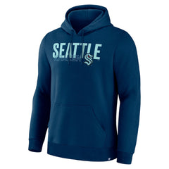 NHL Deep Sea Blue Seattle Kraken Fanatics Net Minder Legacy Hoodie