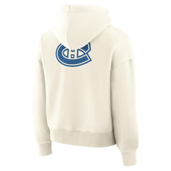 NHL Cream Montreal Canadiens Fanatics Women's Neutral Zone Legacy Hoodie