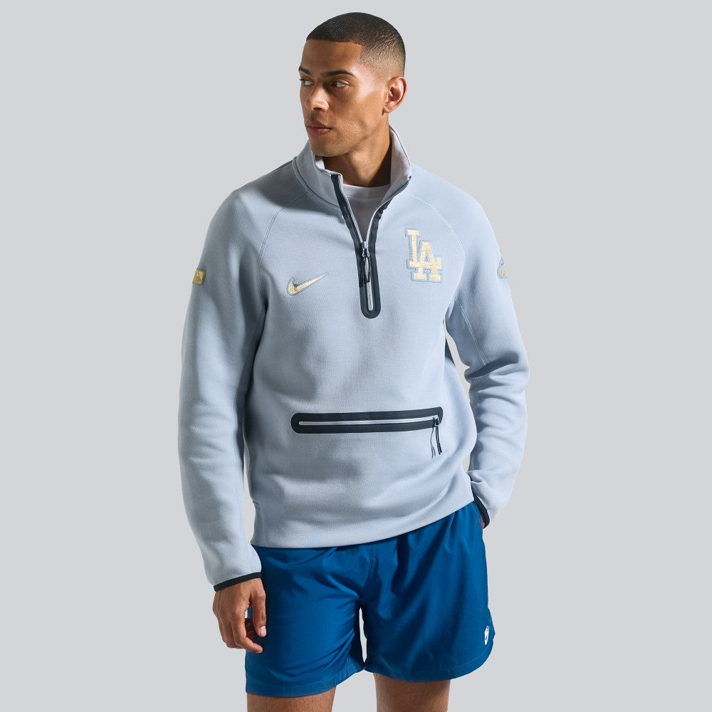 MLB Los Angeles Dodgers Nike 2026 Gold Collection Tech Fleece Half-Zip Pullover