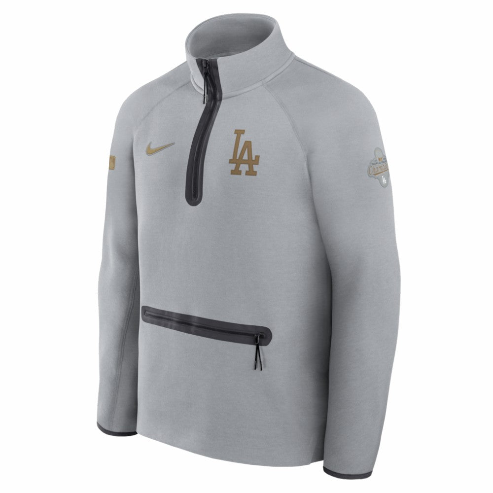 MLB Los Angeles Dodgers Nike 2026 Gold Collection Tech Fleece Half-Zip Pullover