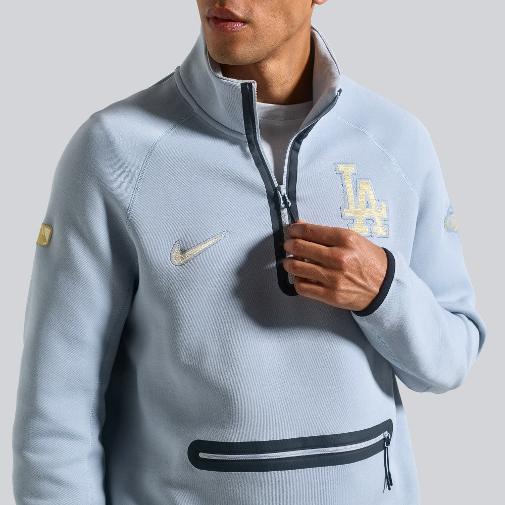 MLB Los Angeles Dodgers Nike 2026 Gold Collection Tech Fleece Half-Zip Pullover