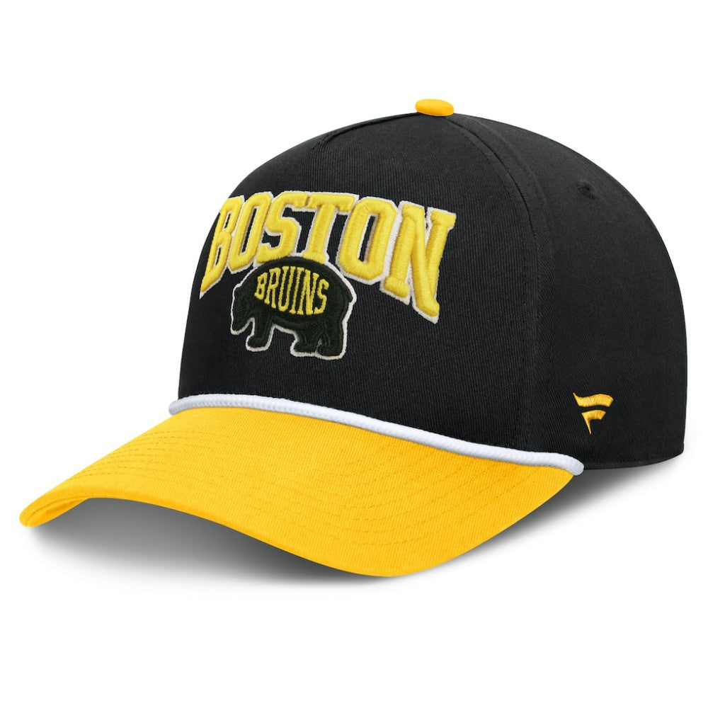 NHL Black Boston Bruins Fanatics 2026 NHL Stadium Series Authentic Pro A-Frame Adjustable Hat