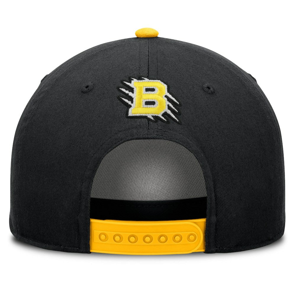NHL Black Boston Bruins Fanatics 2026 NHL Stadium Series Authentic Pro A-Frame Adjustable Hat