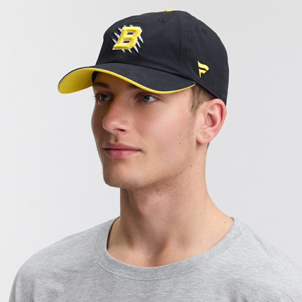 NHL Black Boston Bruins Fanatics 2026 NHL Stadium Series Authentic Pro Adjustable Hat
