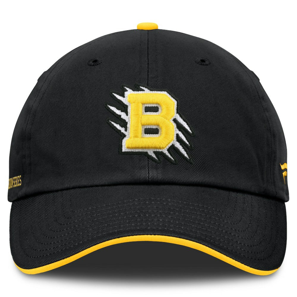 NHL Black Boston Bruins Fanatics 2026 NHL Stadium Series Authentic Pro Adjustable Hat