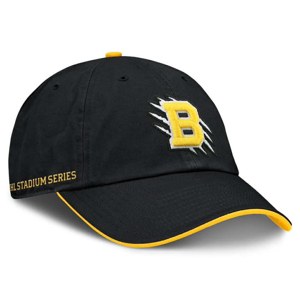 NHL Black Boston Bruins Fanatics 2026 NHL Stadium Series Authentic Pro Adjustable Hat