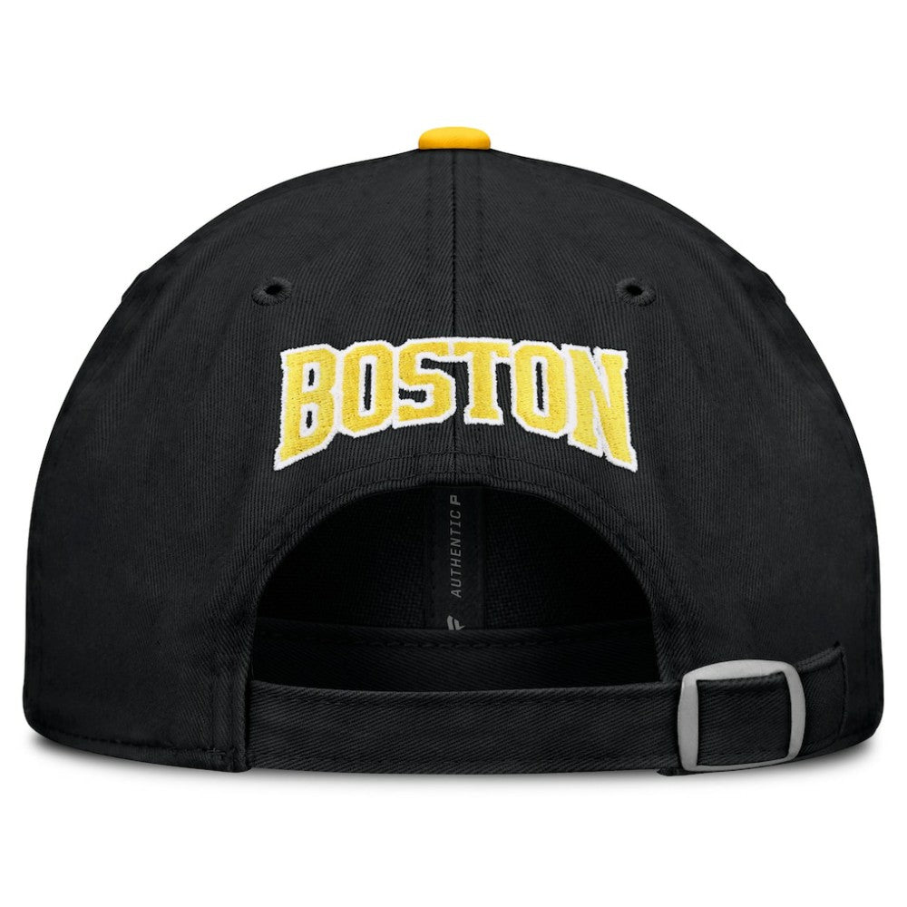 NHL Black Boston Bruins Fanatics 2026 NHL Stadium Series Authentic Pro Adjustable Hat