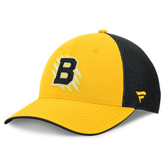 NHL Gold/Black Boston Bruins Fanatics 2026 NHL Stadium Series Authentic Pro Adjustable Trucker Hat