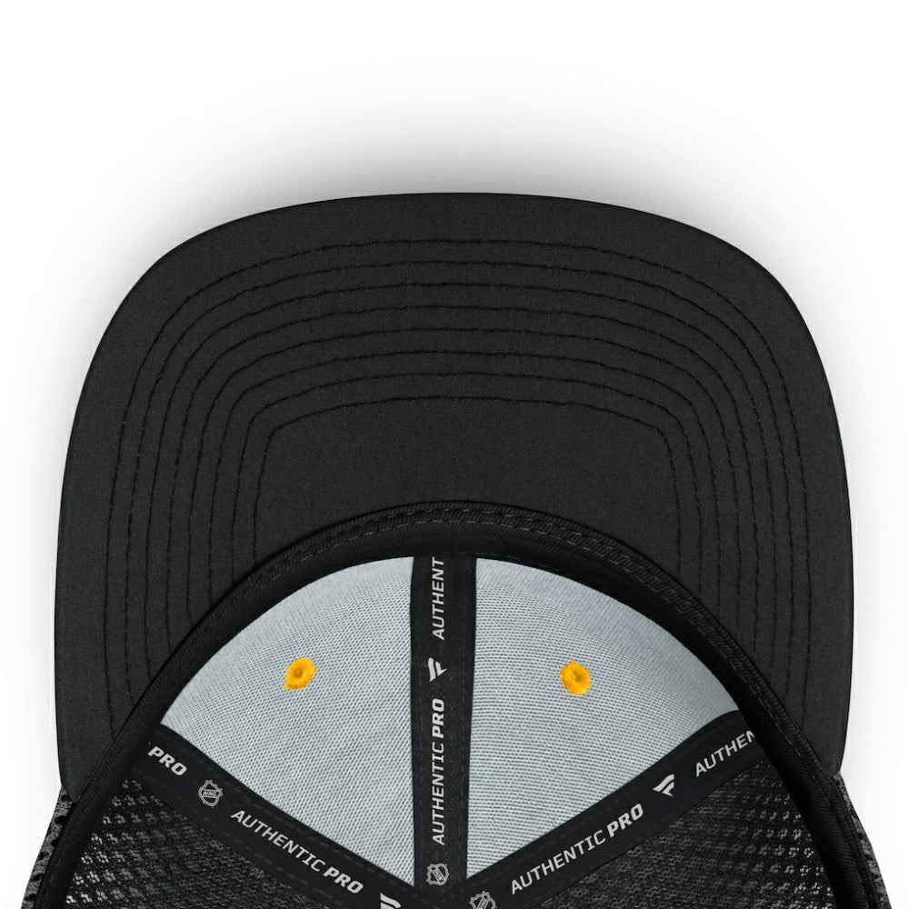NHL Gold/Black Boston Bruins Fanatics 2026 NHL Stadium Series Authentic Pro Adjustable Trucker Hat