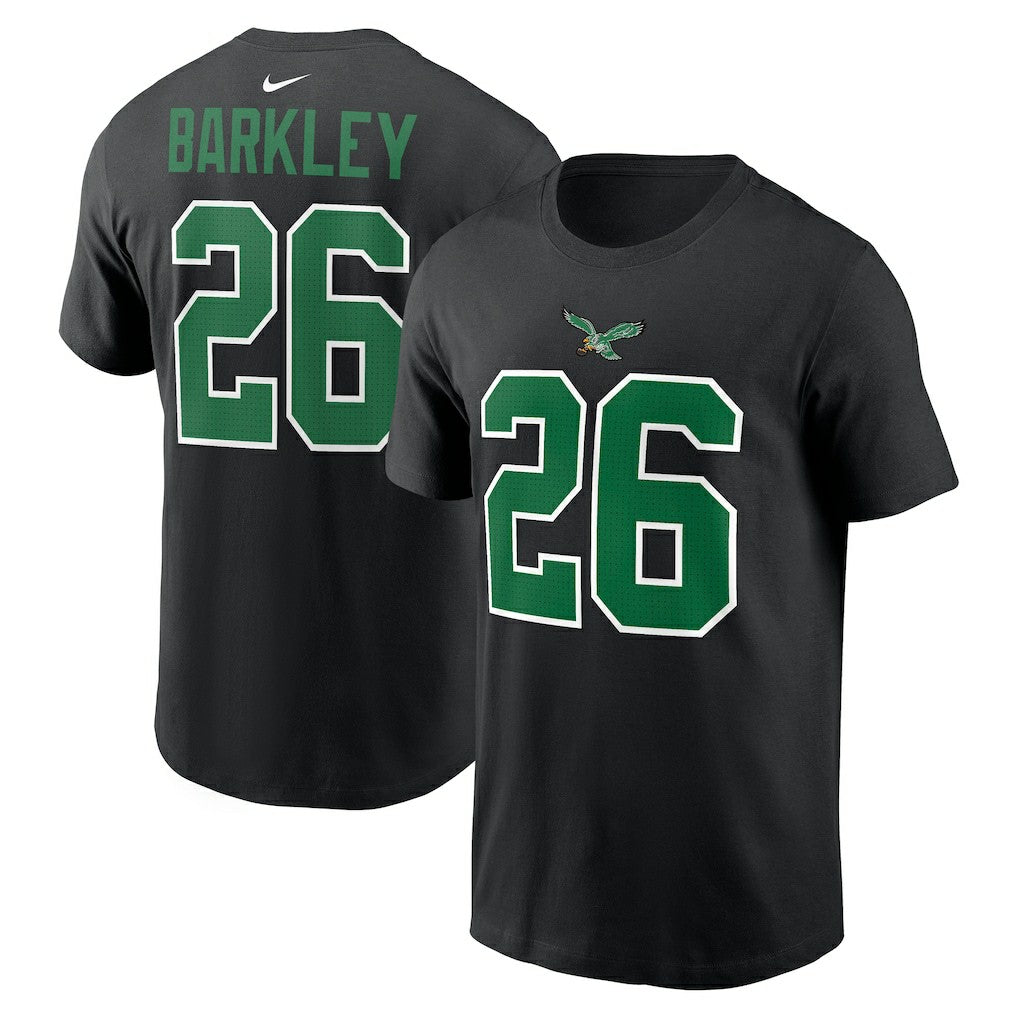 Saquon Barkley  Player Name & Number T-Shirt - Philadelphia Eagles