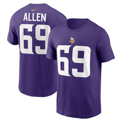 Jared Allen  Retired Player Name & Number T-Shirt - Minnesota Vikings