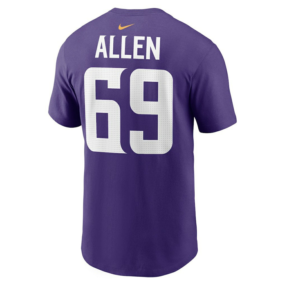 Jared Allen  Retired Player Name & Number T-Shirt - Minnesota Vikings