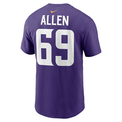 Jared Allen  Retired Player Name & Number T-Shirt - Minnesota Vikings