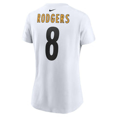 Aaron Rodgers  Women's Name & Number T-Shirt - Pittsburgh Steelers