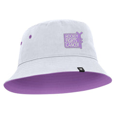 NHL White New York Rangers Fanatics Hockey Fights Cancer Bucket Hat