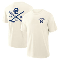 MLB Chicago Cubs Fanatics Nostalgia Stadium Slub T-Shirt
