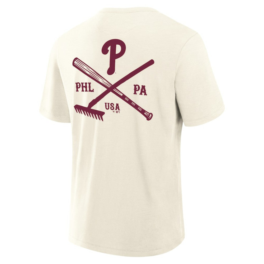 MLB Philadelphia Phillies Fanatics Nostalgia Stadium Slub T-Shirt