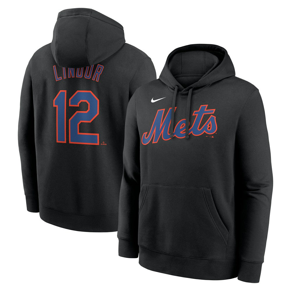 MLB Francisco Lindor New York Mets Nike Player Name & Number Club Pullover Hoodie