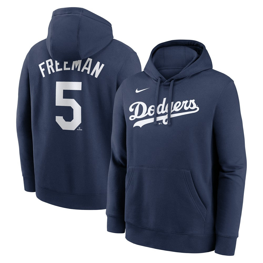 MLB Freddie Freeman Los Angeles Dodgers Nike Player Name & Number Club Pullover Hoodie