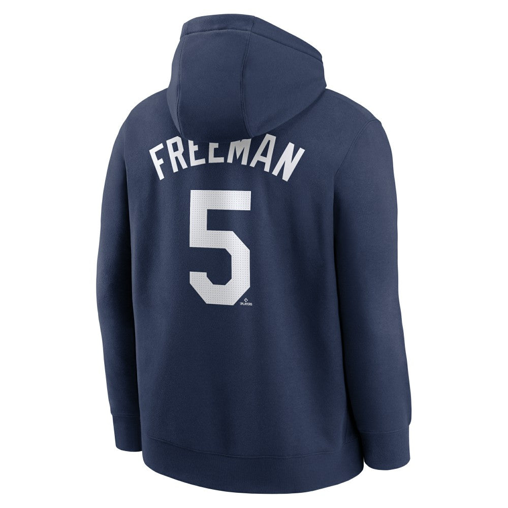 MLB Freddie Freeman Los Angeles Dodgers Nike Player Name & Number Club Pullover Hoodie
