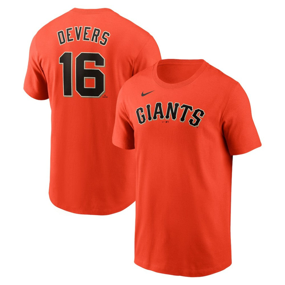 MLB Rafael Devers San Francisco Giants Nike Name & Number T-Shirt