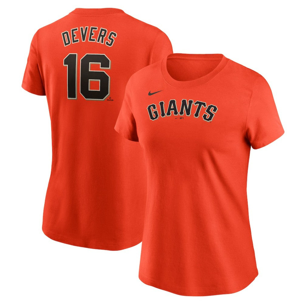 MLB Rafael Devers San Francisco Giants Nike Women's Name & Number T-Shirt