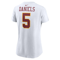 Jayden Daniels  Women's Super Bowl Era Name & Number T-Shirt - Washington Commanders