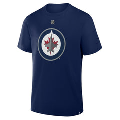 NHL Navy Jonathan Toews Winnipeg Jets Fanatics Authentic Stack Name & Number T-Shirt