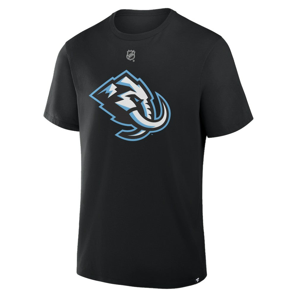 NHL Black JJ Peterka Utah Mammoth Fanatics Authentic Stack Name & Number T-Shirt