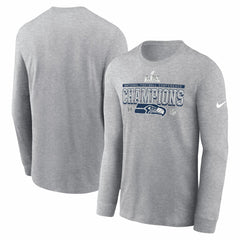 2025 NFC Champions Locker Room Trophy Collection Long Sleeve T-Shirt - Seattle Seahawks